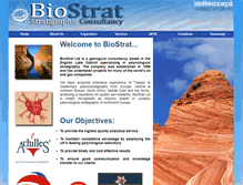 Tablet Screenshot of biostrat.org.uk